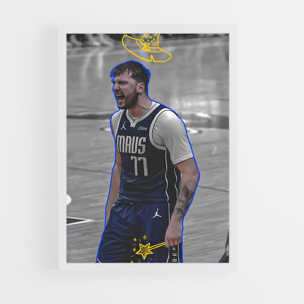 Poster Dunk d'Étoile – affiche Basketball (vue 3)